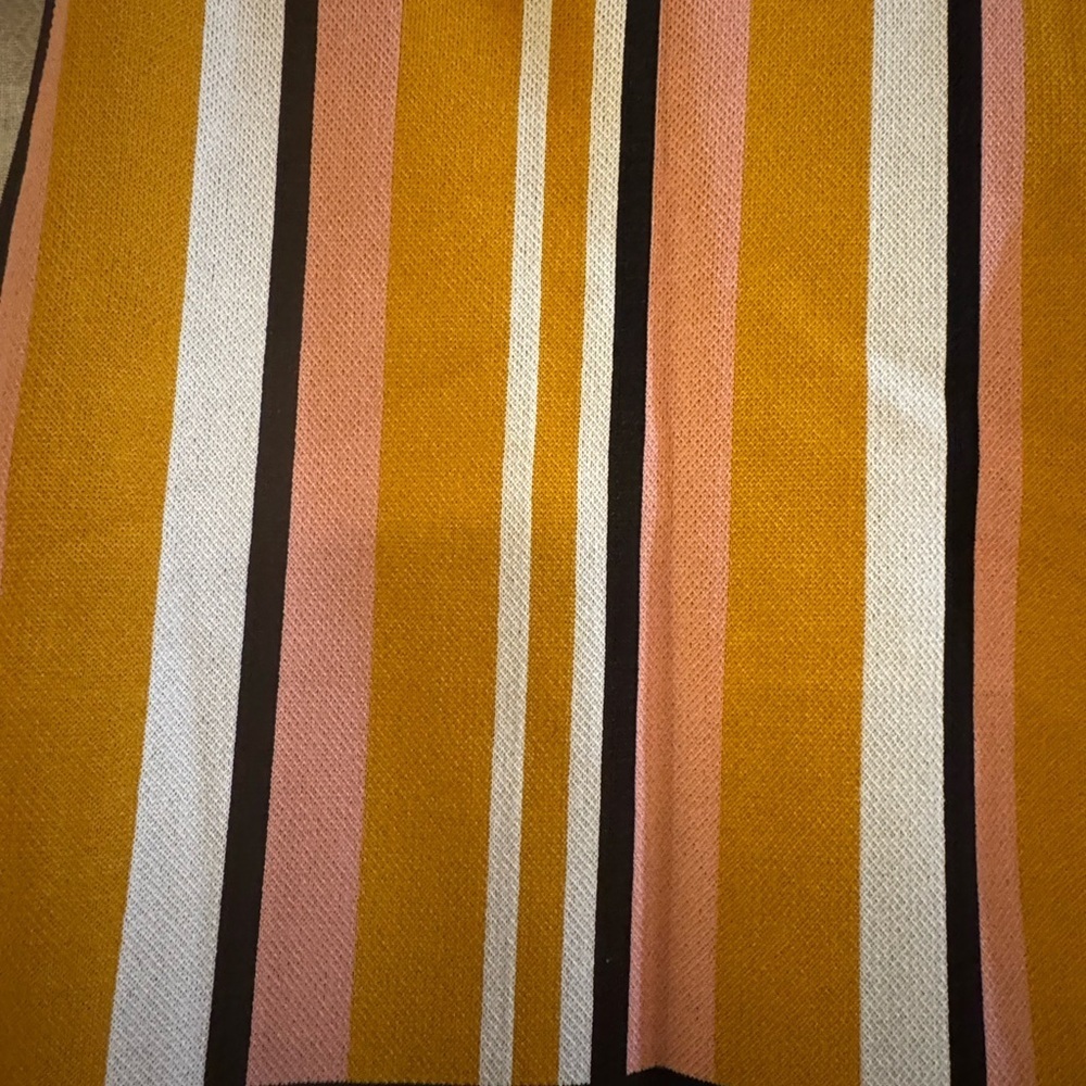 New York and Company Striped Multicolor Sleeveless Bodycon Midi Dress - Picture 3 of 8